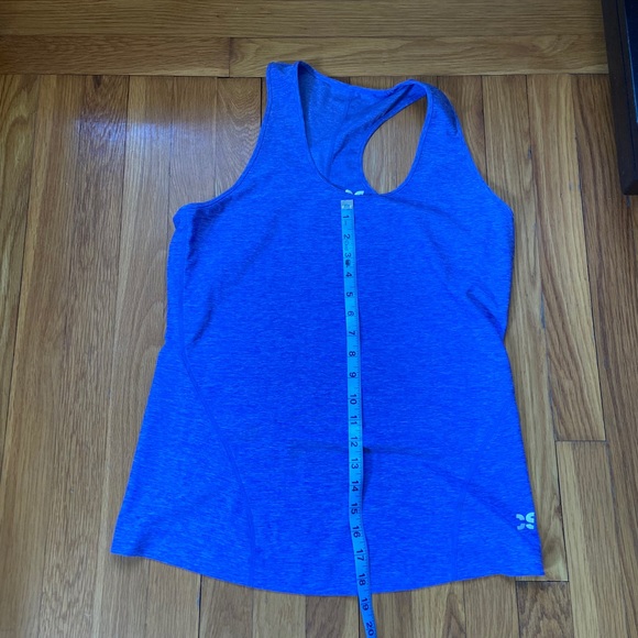 Purple Racer back tank. Medium. City Sports. - Picture 5 of 7